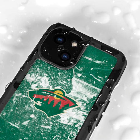 NHL Minnesota Wild Frozen iPhone 15 Waterproof Case